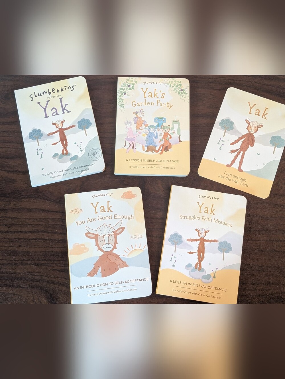 Slumberkins Yak Lot (4) Board Books Oriard Christensen Social Emotional Intel